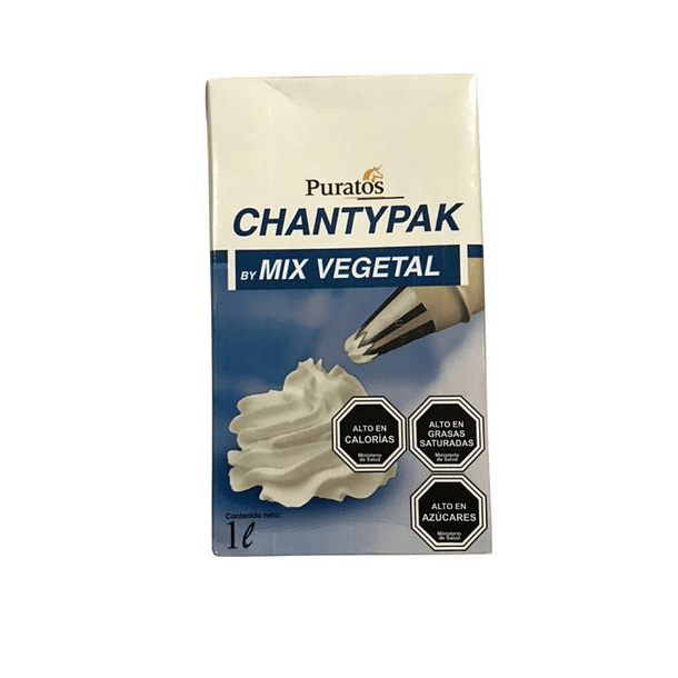 Crema Chantypack Mix Vegetal Puratos 1 Litro 1