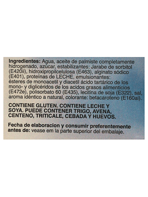 Crema Chantypack Mix Vegetal Puratos 1 Litro