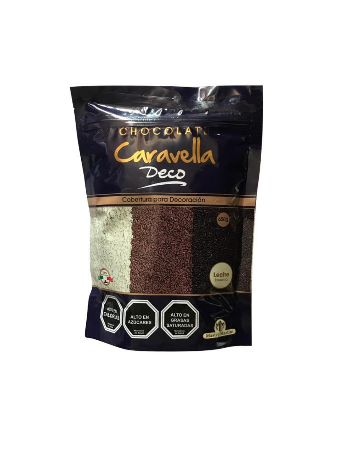 Cobertura De Chocolate Caravella Deco Escamas Leche 650 Gr 1