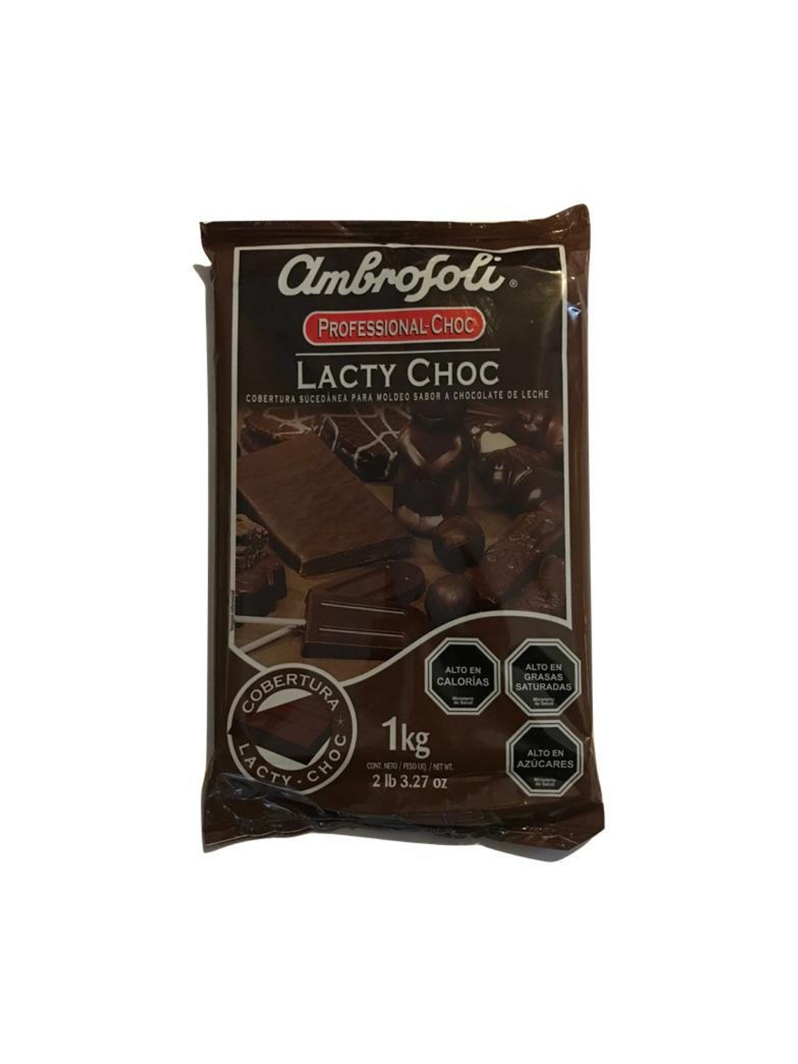 Cobertura De Chocolate Ambrosoli Leche Lacty Choc Barra 1 Kg 2