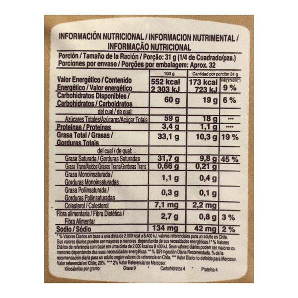 Cobertura De Chocolate Ambrosoli Leche Lacty Choc Barra 1 Kg 3