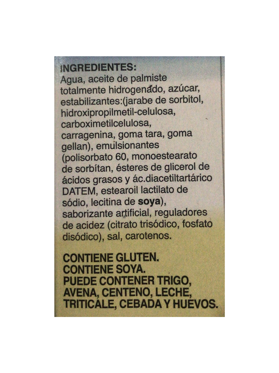 Crema Chantilly Vegetal Puratos Ambiante Sin Lactosa 1 Lt 2