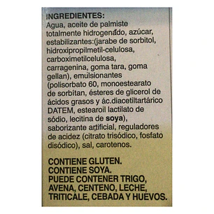 Crema Chantilly Vegetal Puratos Ambiante Sin Lactosa 1 Lt