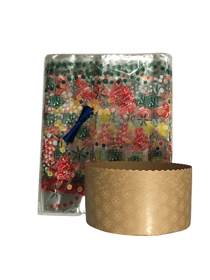 Pack Molde Pan De Pascua, Bolsas y Amarras 