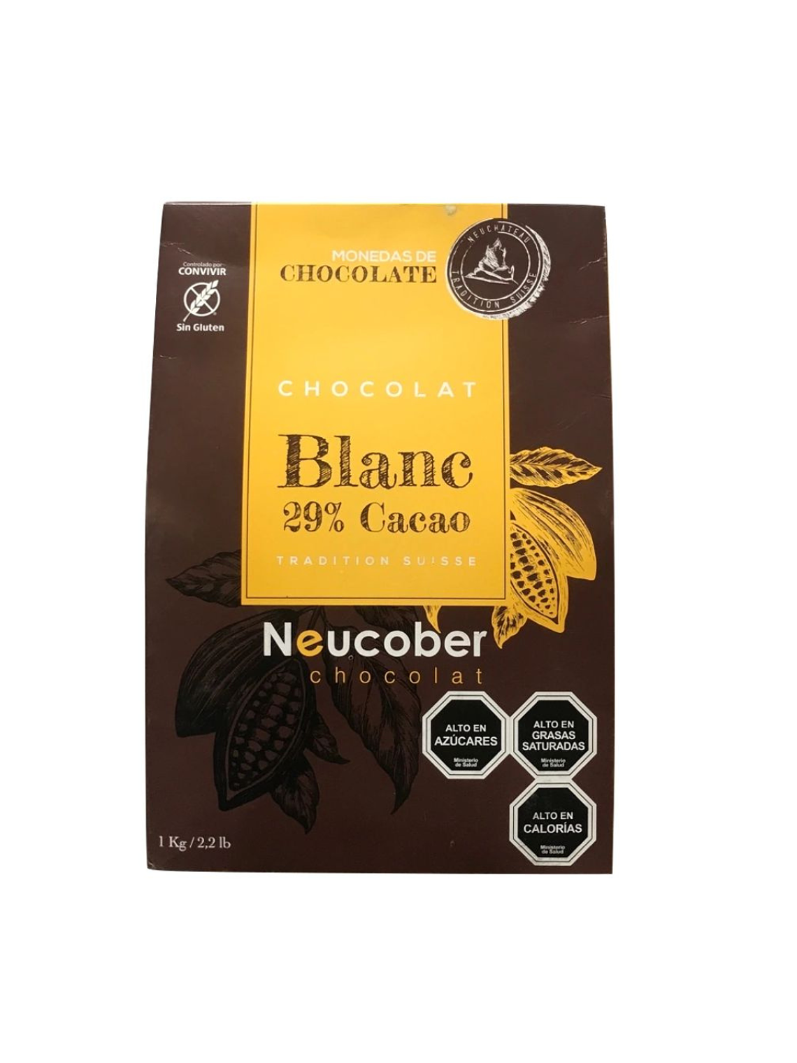 Chocolate Neucober Blanco 29% Cacao 1