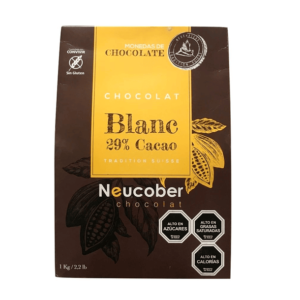 Chocolate Neucober Blanco 29% Cacao 1