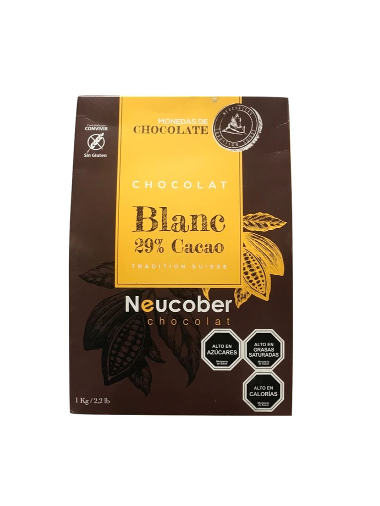 Chocolate Neucober Blanco 29% Cacao 1