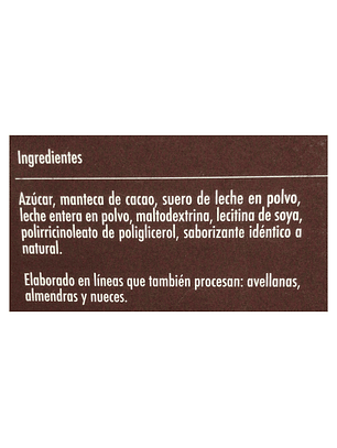 Chocolate Neucober Blanco 29% Cacao