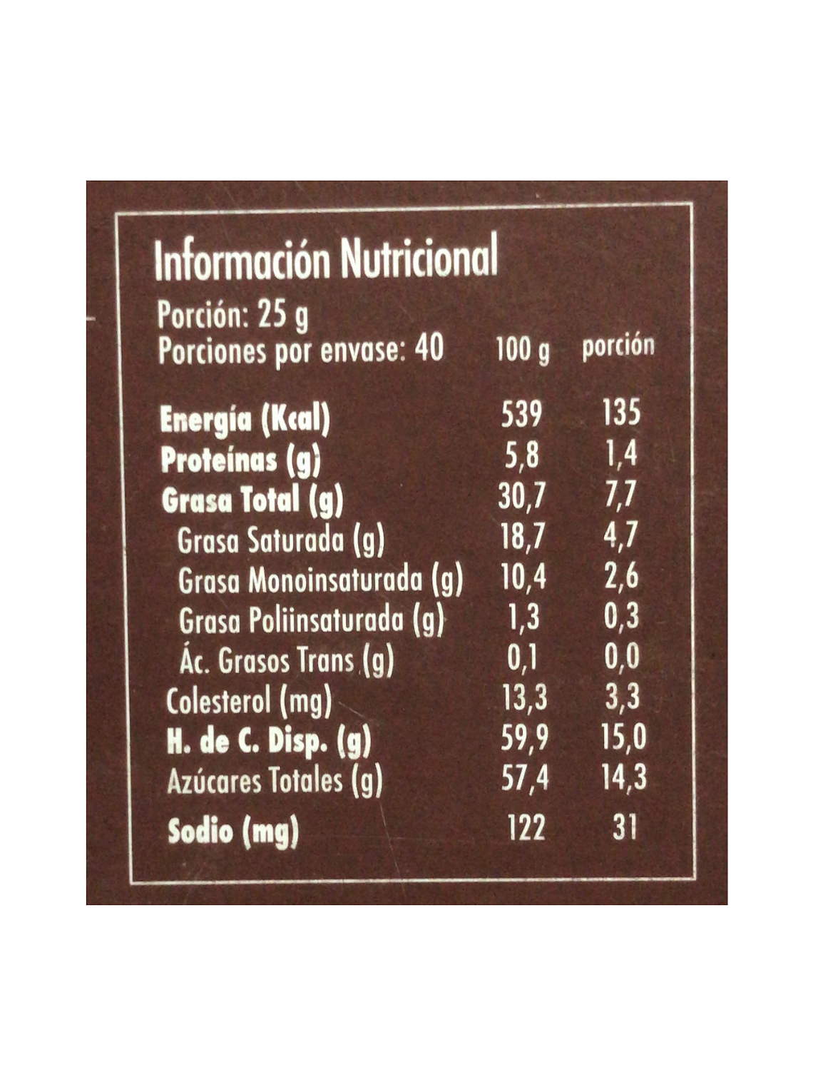 Chocolate Neucober Blanco 29% Cacao 3