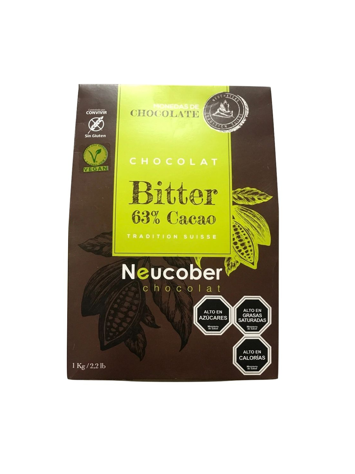 Chocolate Neucober Semi Bitter 63% Cacao 1