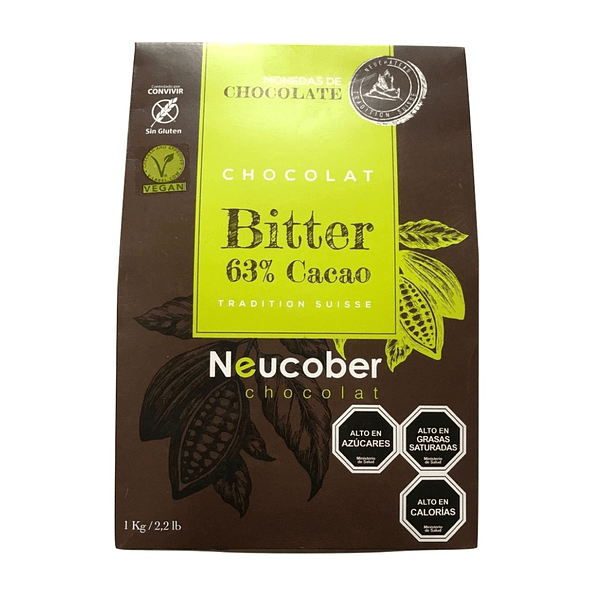 Chocolate Neucober Semi Bitter 63% Cacao 1