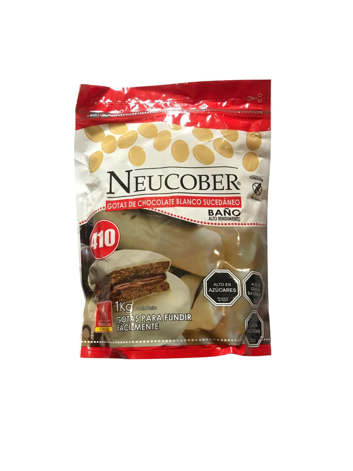 Cobertura Chocolate Neucober 410 Blanco 1 Kg 1