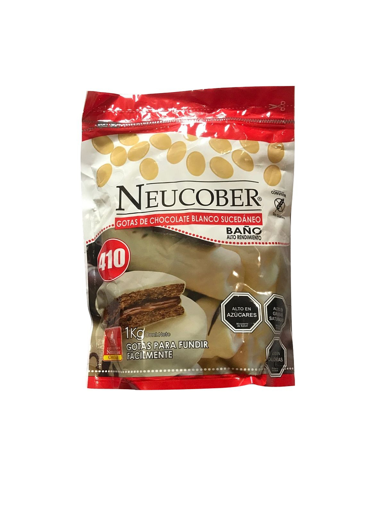Cobertura Chocolate Neucober 410 Blanco 1 Kg 1