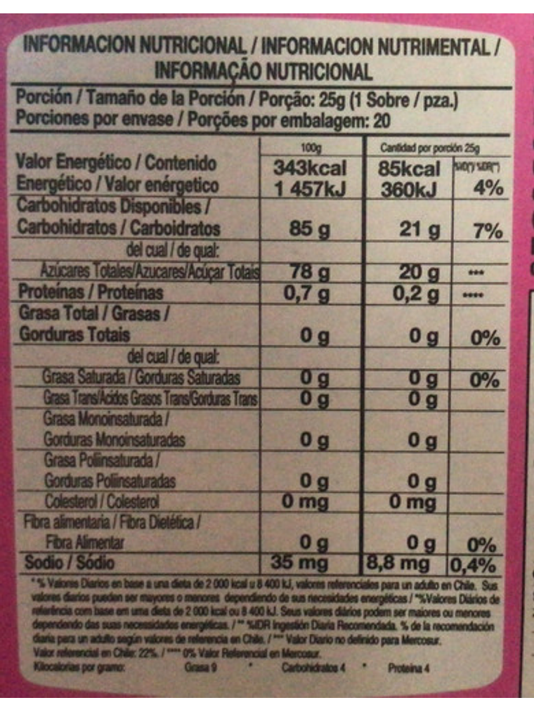 Display Gomitas Amberries 25 Gr X 20 Unid Ambrosoli 3