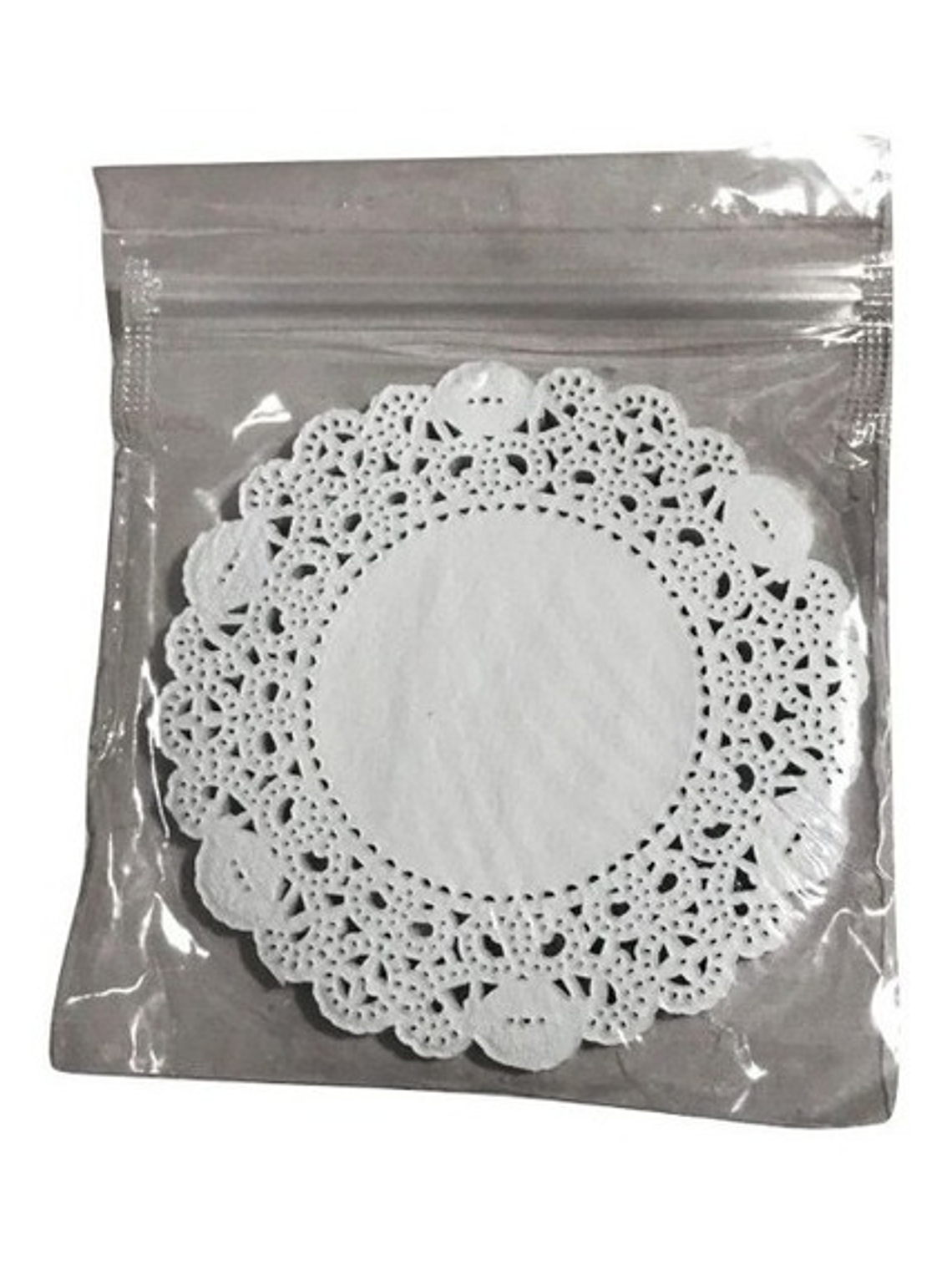 Pack 100 Blondas De Papel Redonda 10 Cm 2