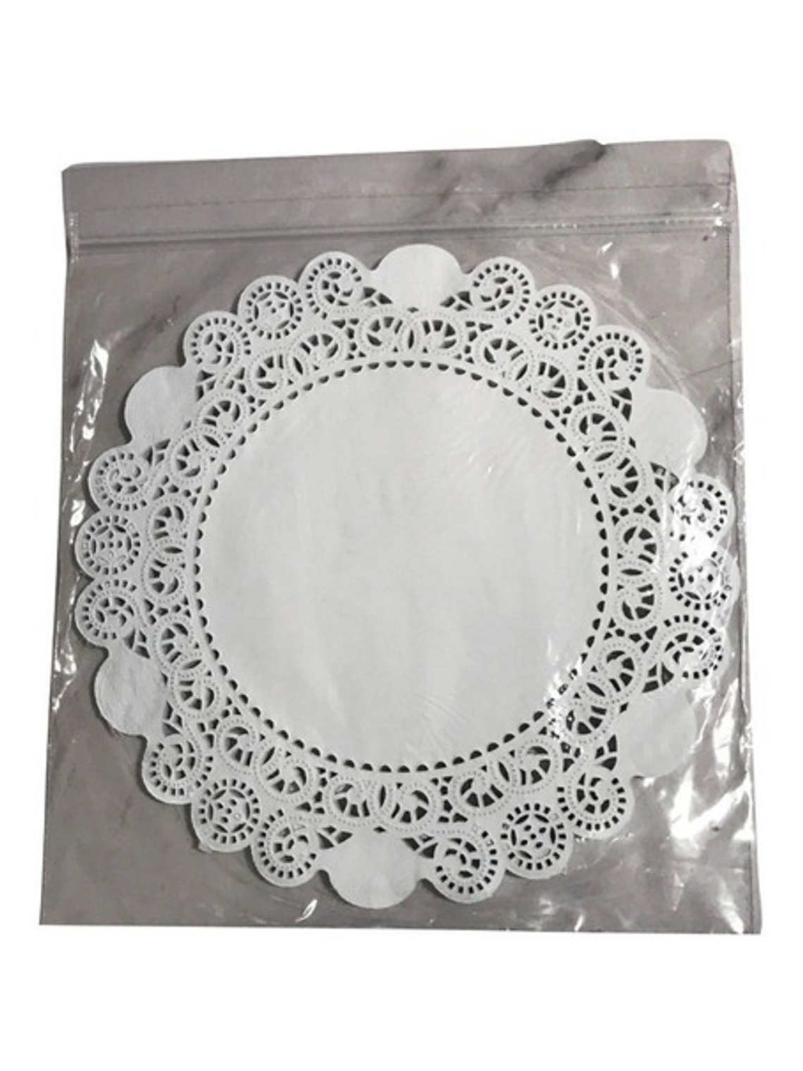 Pack 100 Blondas De Papel Redonda 25 Cm 1