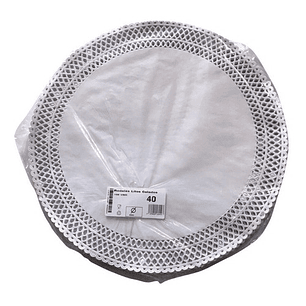 Pack 100 Blondas De Papel Redonda 40 Cm