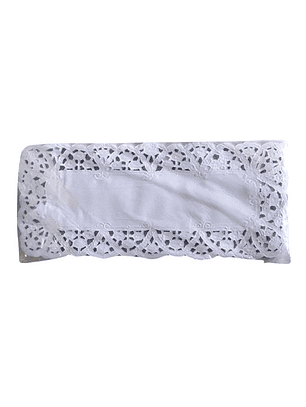 Pack 100 Blondas De Papel Rectangular 13x31 Cm