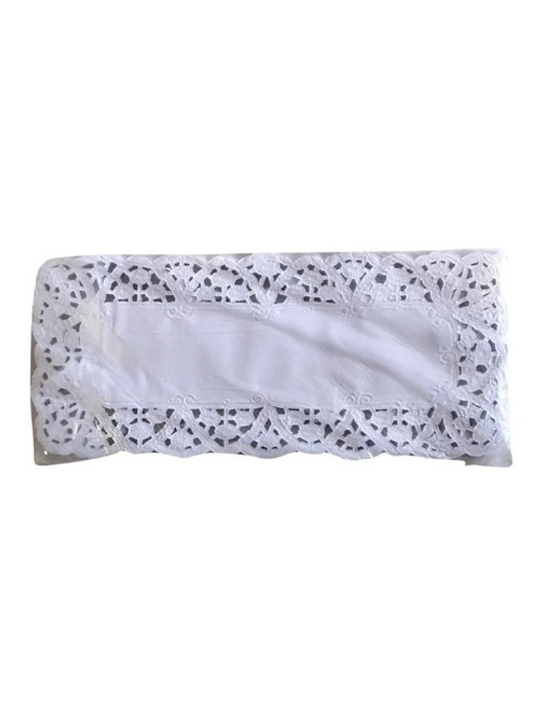 Pack 100 Blondas De Papel Rectangular 13x31 Cm 2