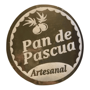 Sticker o Etiqueta Circular De Pan De Pascua 100 Unidades