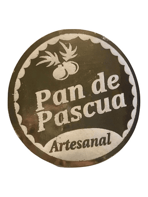 Sticker o Etiqueta Circular De Pan De Pascua 100 Unidades