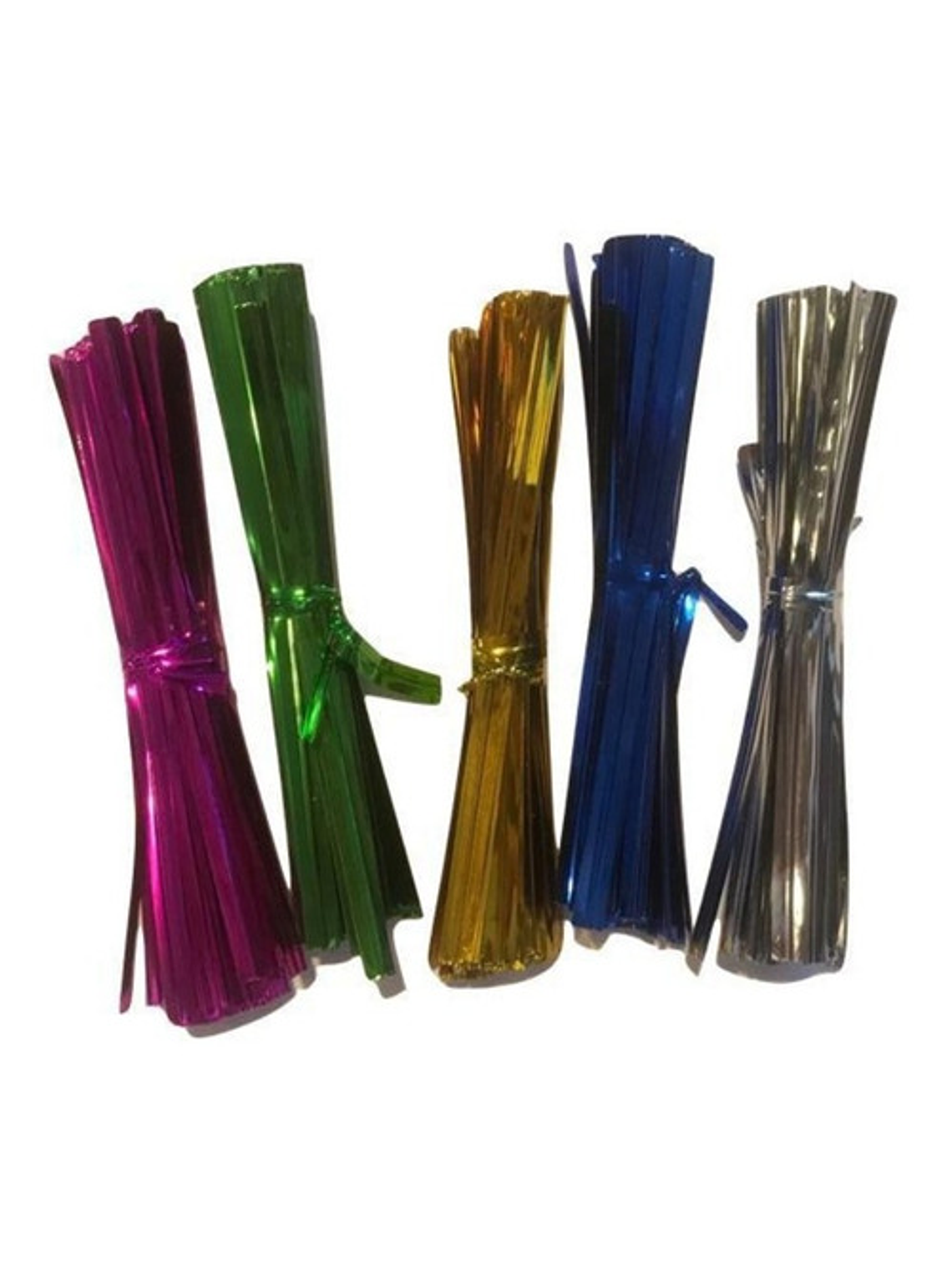 Amarra Metálica Alambre 8 Cm X100 Unidades 1