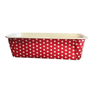 Molde De Budín O Queque 600 Gr X 60 Unidades Diseño Puntos