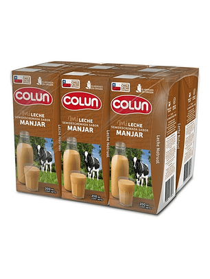 6 Leches Colun Semi Descremada Variedades 200 Ml