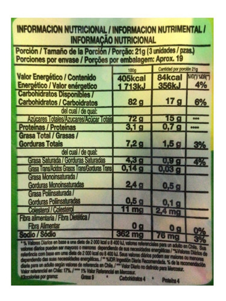 Suny Caluga Clásica Calaf 360 Gramos 3