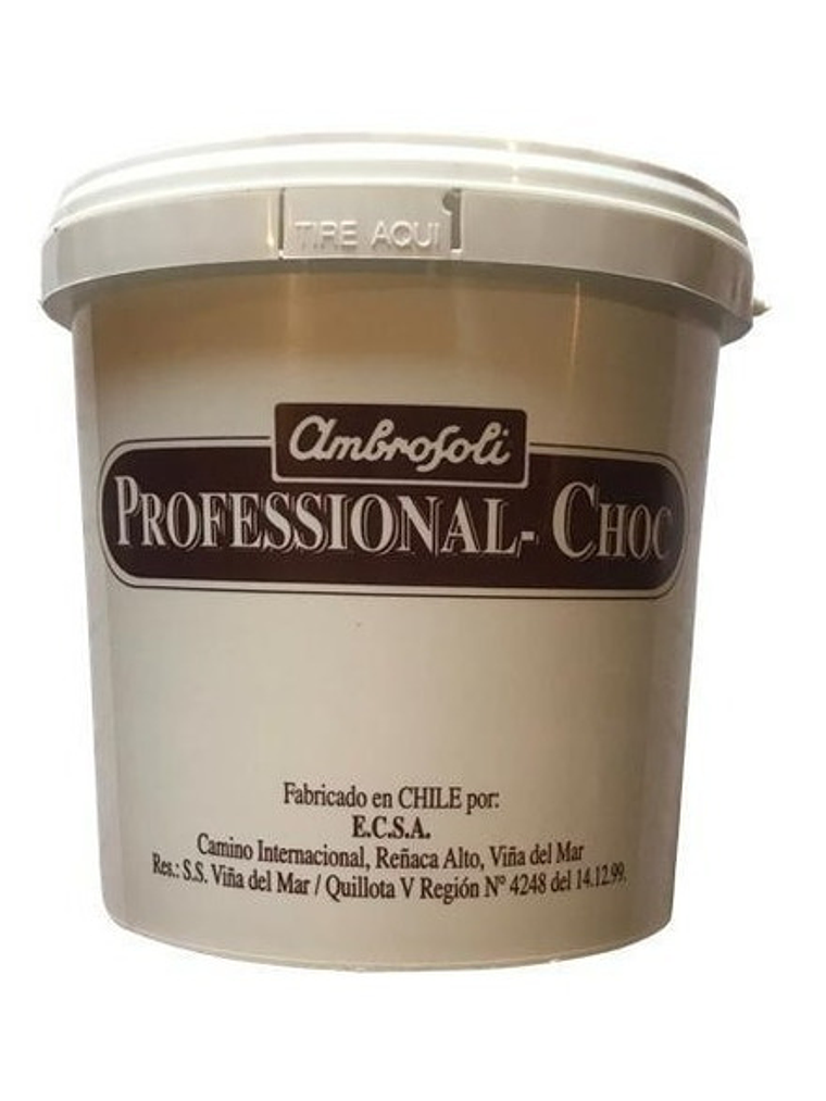 Cobertura Para Helado Balde 4 Kg Ambrosoli Profesional Choc 1