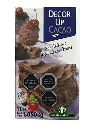 Crema Vegetal Decor Up Sabor Chantilly 1 Litro