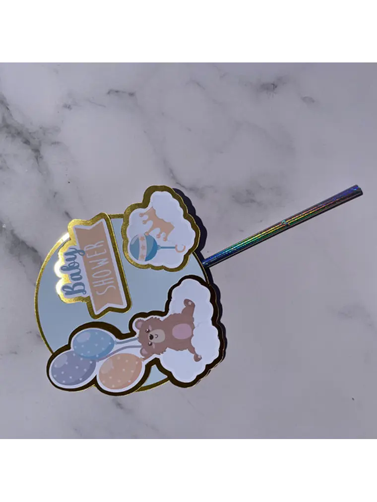 Topper Adorno Para Tortas Diseños Varios 12
