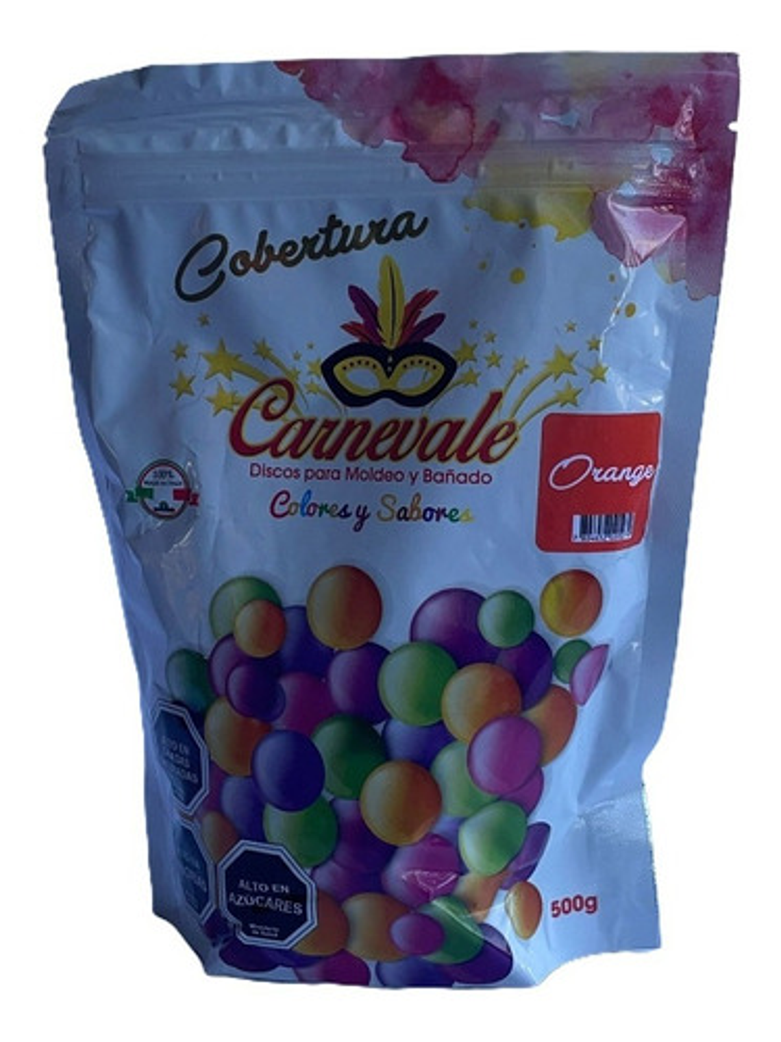 Pack 5 Cobertura Chocolate Caravella Carnevale Color Y Sabor 2