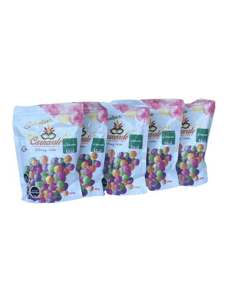 Pack 5 Cobertura Chocolate Caravella Carnevale Color Y Sabor 3