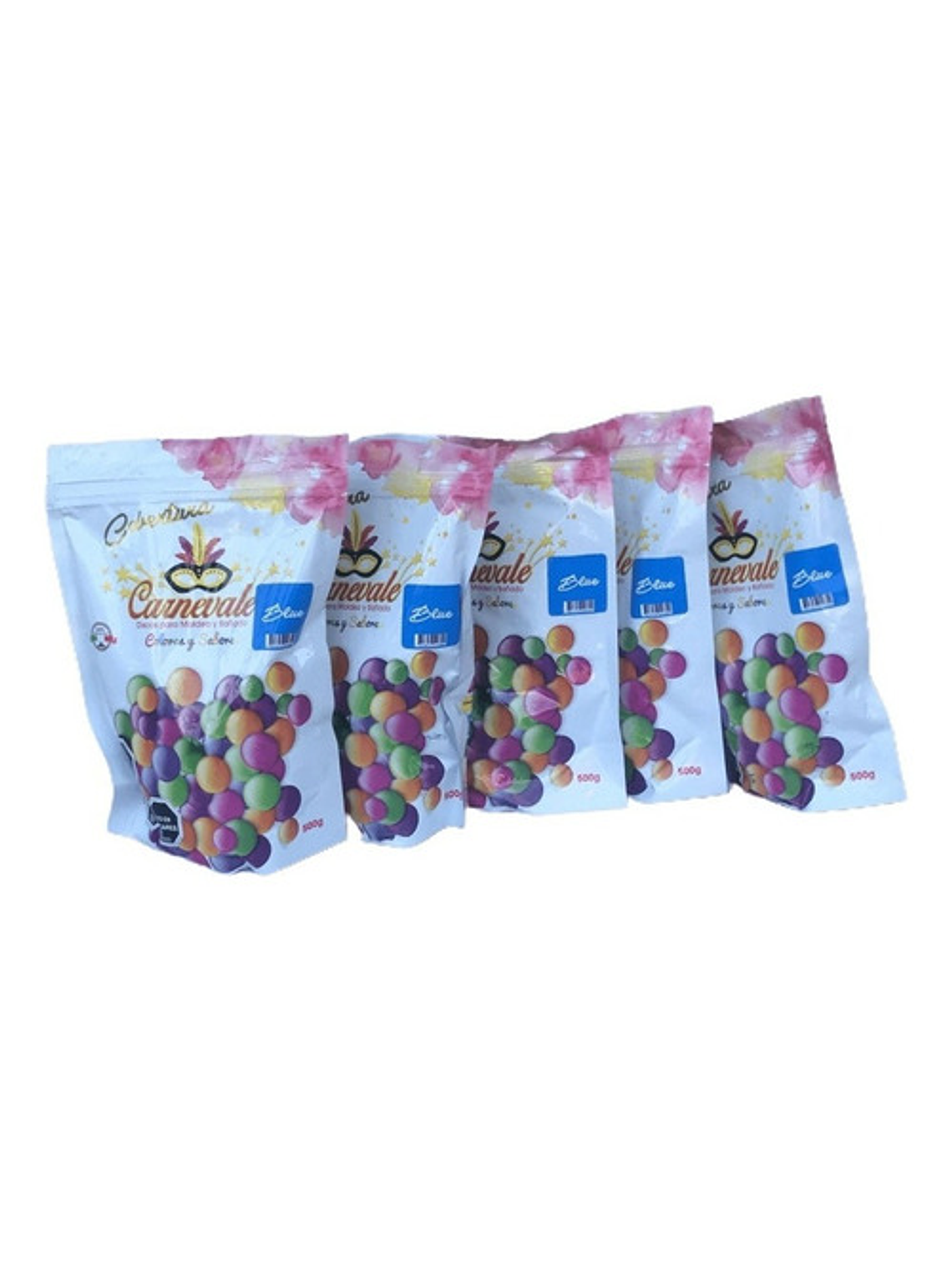 Pack 5 Cobertura Chocolate Caravella Carnevale Color Y Sabor 5