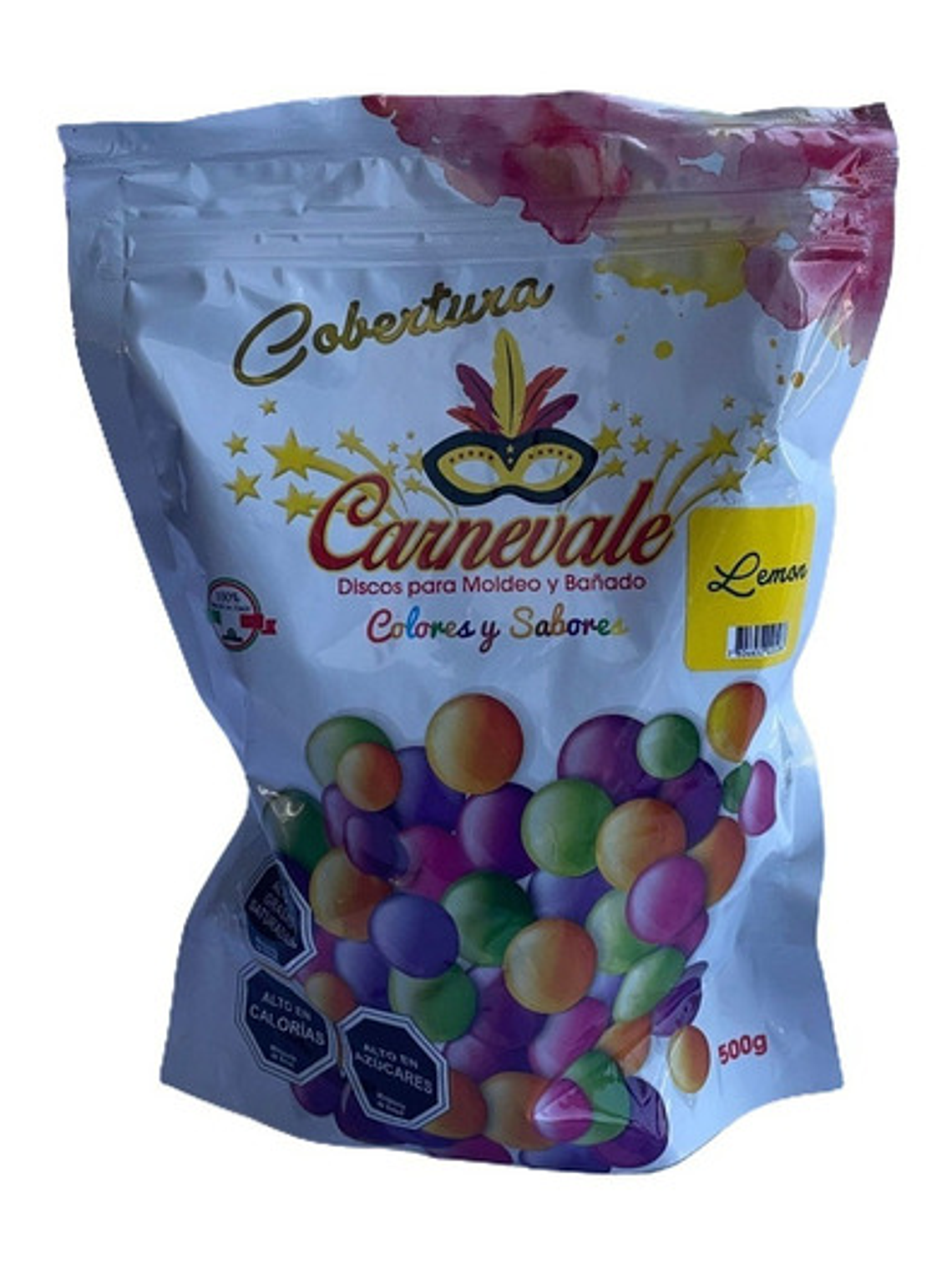 Pack 5 Cobertura Chocolate Caravella Carnevale Color Y Sabor 6