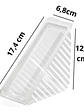 Contenedor Portasándwich Triangular Sencillo 50 Unidades - Miniatura 1