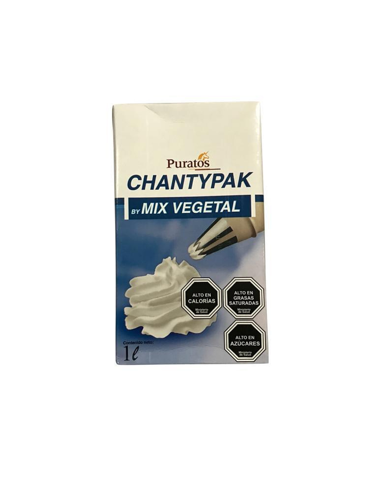 Pack 3 Cremas Chantypack Mix Vegetal Puratos 1 Litro 2