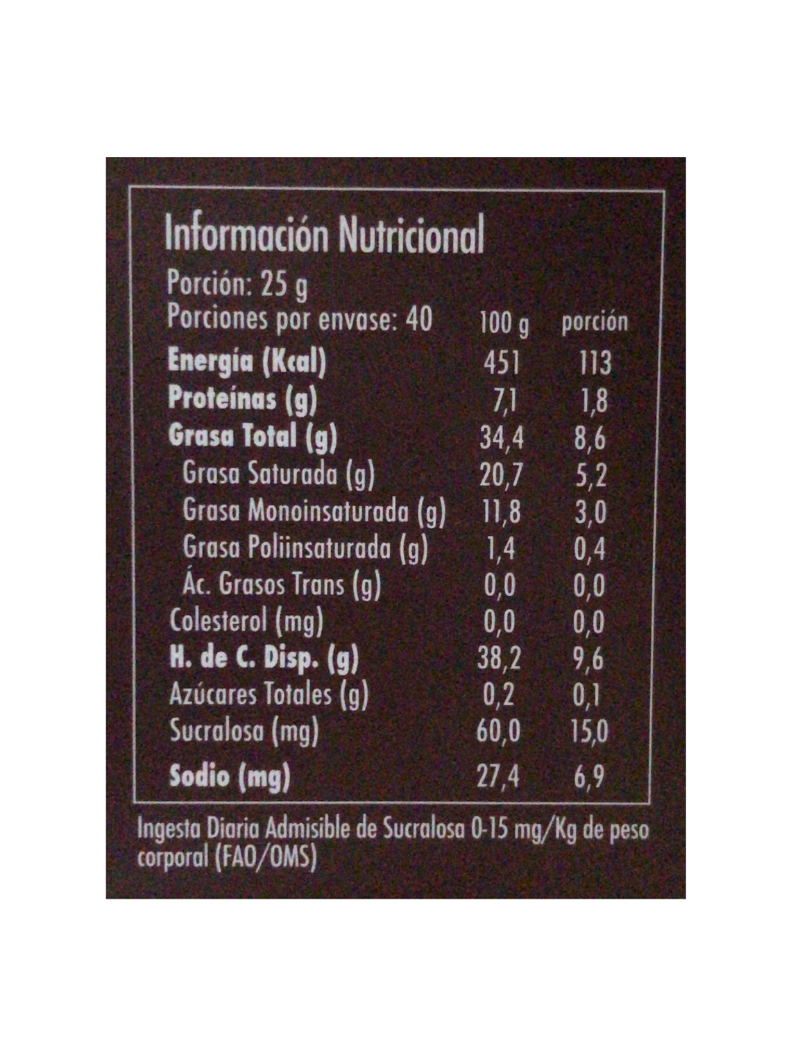 Chocolate Neucober Bitter 60% Cacao Sin Azúcar Sin Gluten 1 kg 3