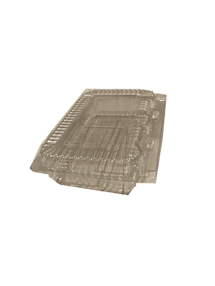 Envase Plástico Para Sushi O Cuchuflis 10 Unid 24x15,5x7 Cm