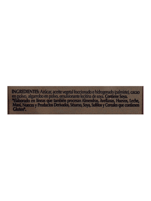 Cobertura Alfajor Ambrosoli En Barra Alto Rendimiento 1 Kg