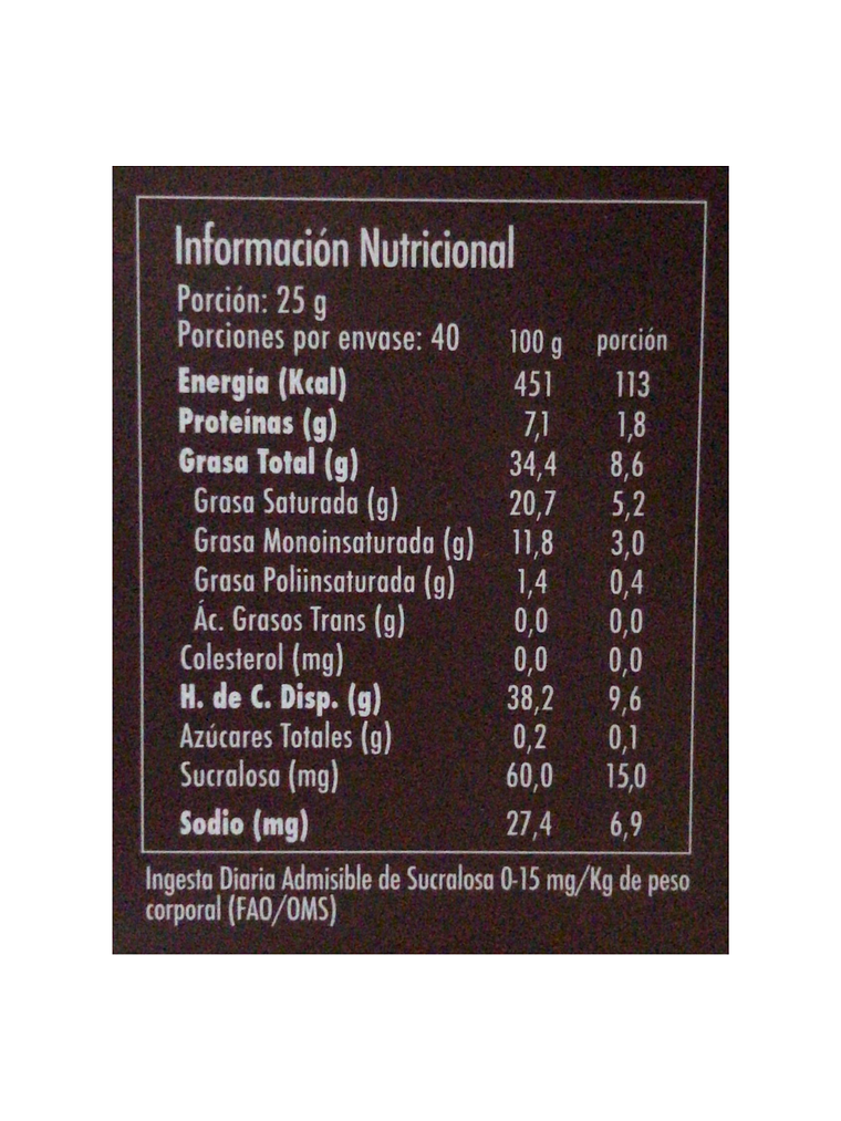 Chocolate Neucober 35% Cacao Leche 1 Kg 3