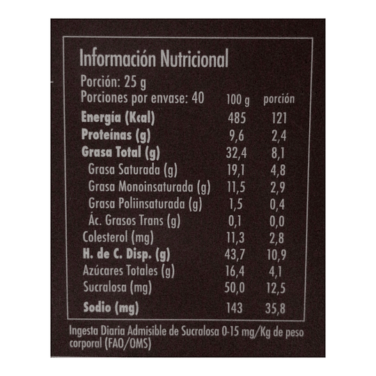 Chocolate Neucober Leche Sin Azúcar Añadida 35% Cacao