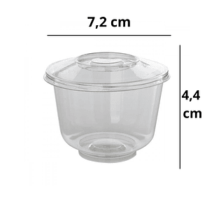 Envase Transparente Copa Veneciana 3 Oz (89ml) X50 Unidades