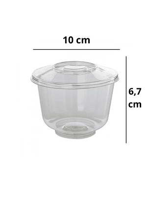 Envase Transparente Copa Veneciana 12oz (354ml) X50 Unidades