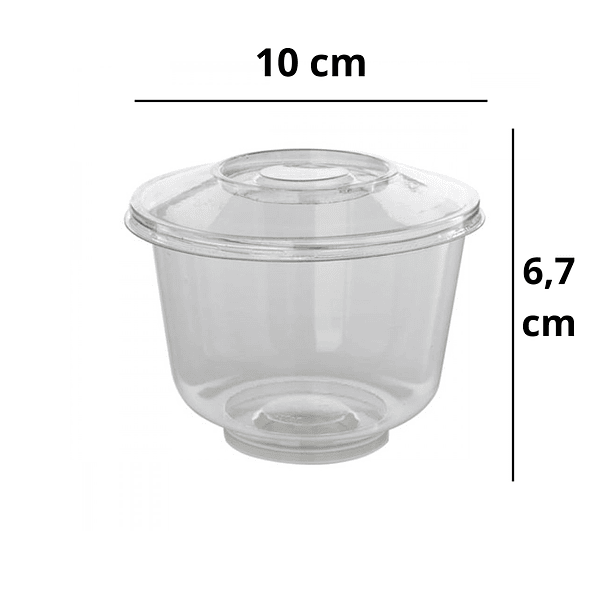 Envase Transparente Copa Veneciana 12oz (354ml) X50 Unidades 1