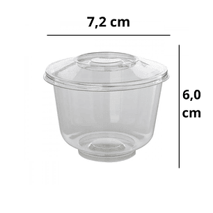 Envase Transparente Copa Veneciana 5 Oz (148ml) X50 Unidades