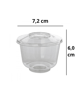 Envase Transparente Copa Veneciana 5 Oz (148ml) X50 Unidades