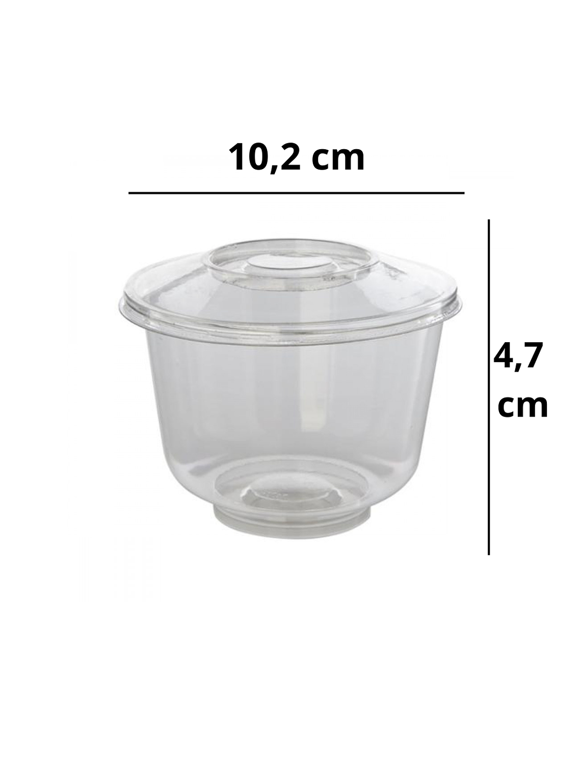 Envase Transparente Copa Veneciana 8 Oz (236ml) X50 Unidades 1