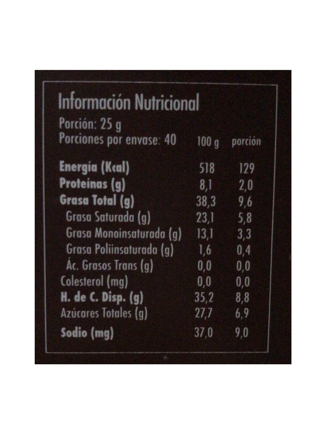 Chocolate Neucober Bitter 72% Cacao 1 kg 3